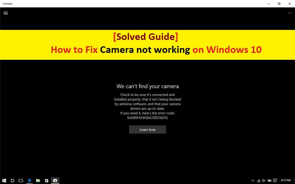 windows 10 camera driver download